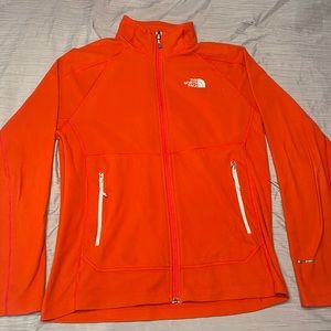 North Face fleece zip up sweatshirt jacket